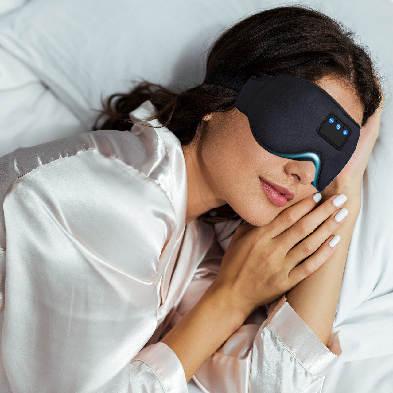 Laser Sleep Mask Bluetooth Headphones Black V1031-AO-SMHPS-900