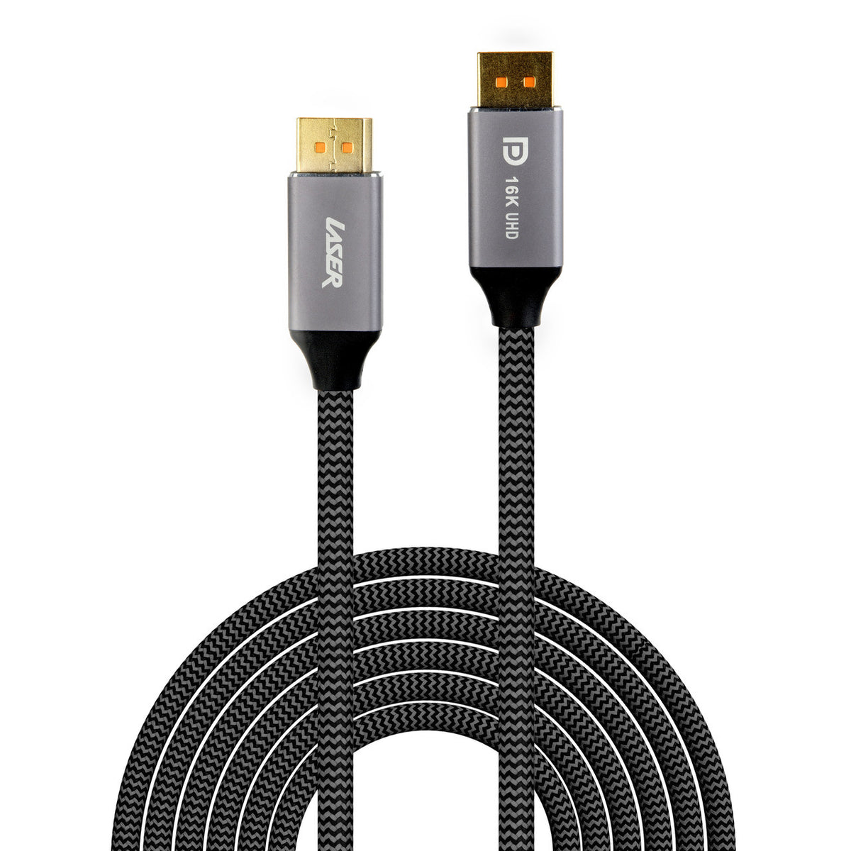 Laser 16K DisplayPort Male to Male Cable 2m V1031-CB-16KDIS-530