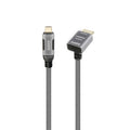 Laser 4K USB-C to Right Angle HDMI Cable 2m V1031-CB-2CRAHM-486