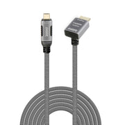 Laser 4K USB-C to Right Angle HDMI Cable 2m V1031-CB-2CRAHM-486