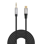 Laser USB-C to 3.5mm AUX Audio Cable 2m - Black V1031-CB-2UCAUX-493