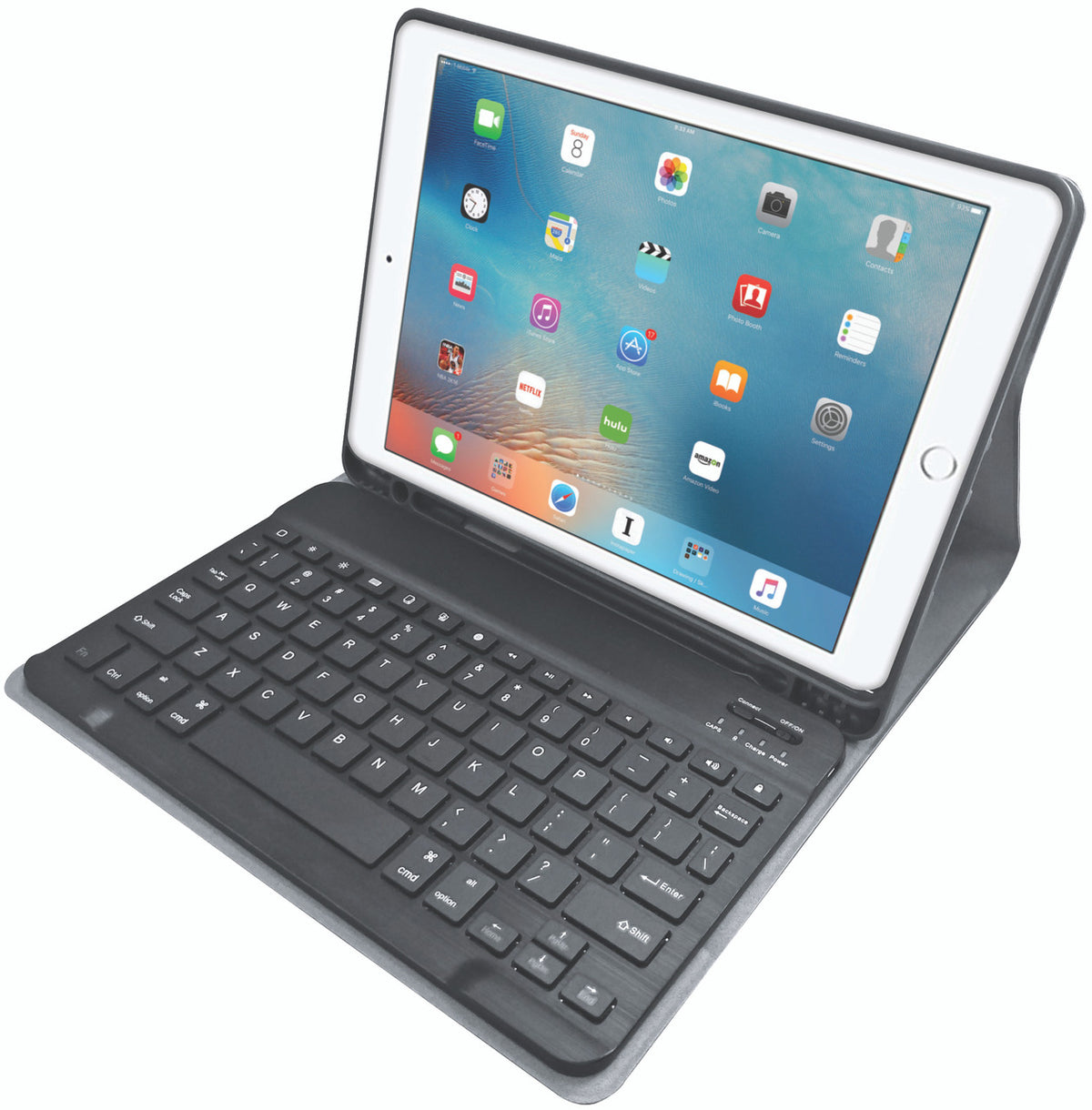 Laser Keyboard Case for iPad 10.2" - Black V1031-CB-KBIPAD102