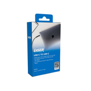 Laser 240W USB-C to USB-C LCD Braided Cable 1M V1031-CB-UC32D-252