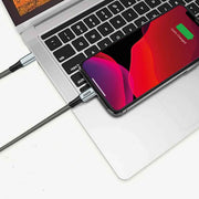 Laser 240W USB-C to USB-C Braided Cable 1M V1031-CB-UC4HP-245