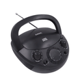 Laser Black Portable CD Boombox with AM/FM Radio V1031-CDBB-200-BLK