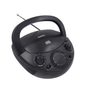 Laser Black Portable CD Boombox with AM/FM Radio V1031-CDBB-200-BLK