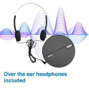 Laser Portable CD MP3 Player with Anti-Skip Tech and Headphones V1031-CDP-WM03-388