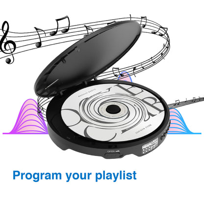 Laser Portable CD MP3 Player with Anti-Skip Tech and Headphones V1031-CDP-WM03-388