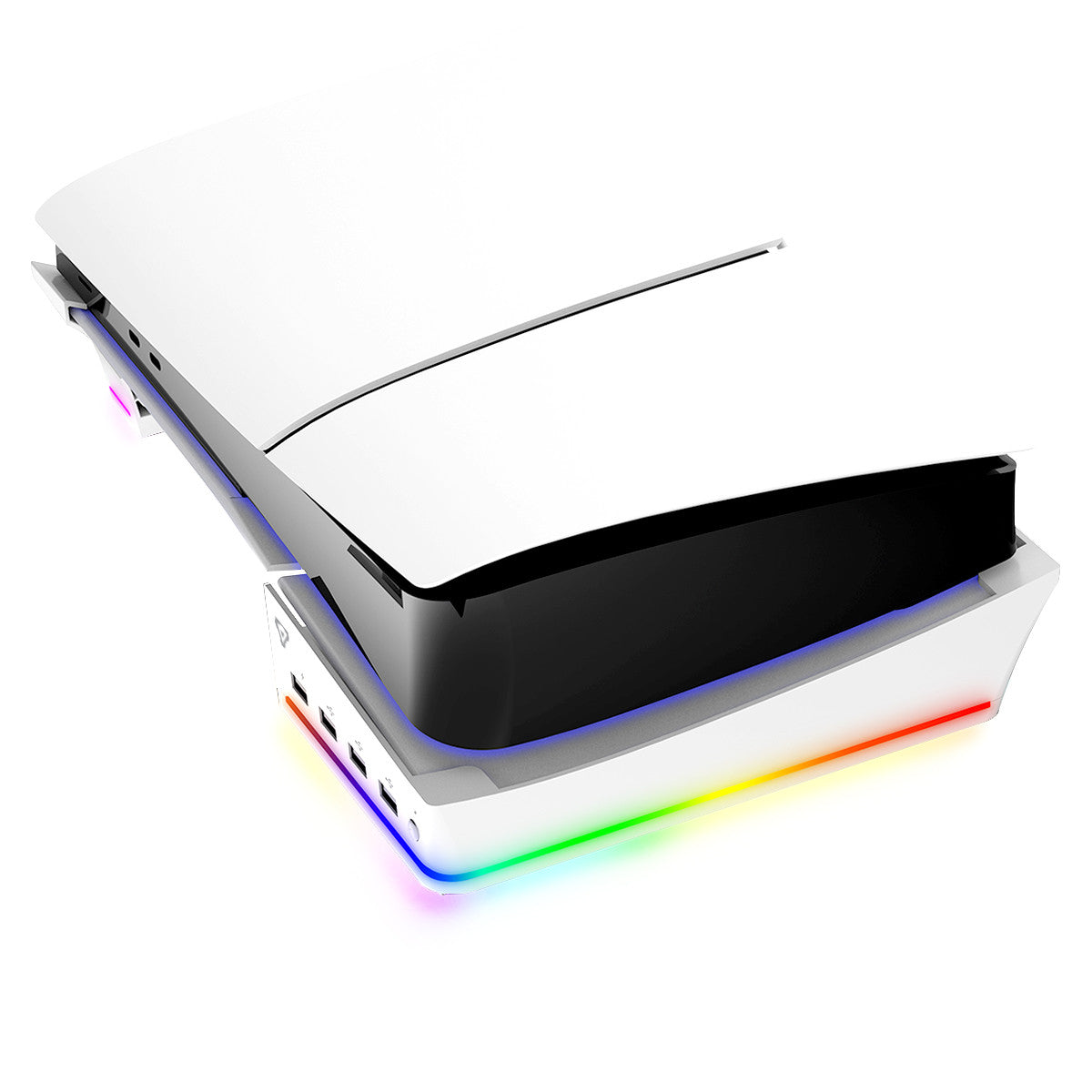 Laser Gaming PS5 Slim RGB Horizontal Stand with 4 USB Ports V1031-CG-P5SHSW-887