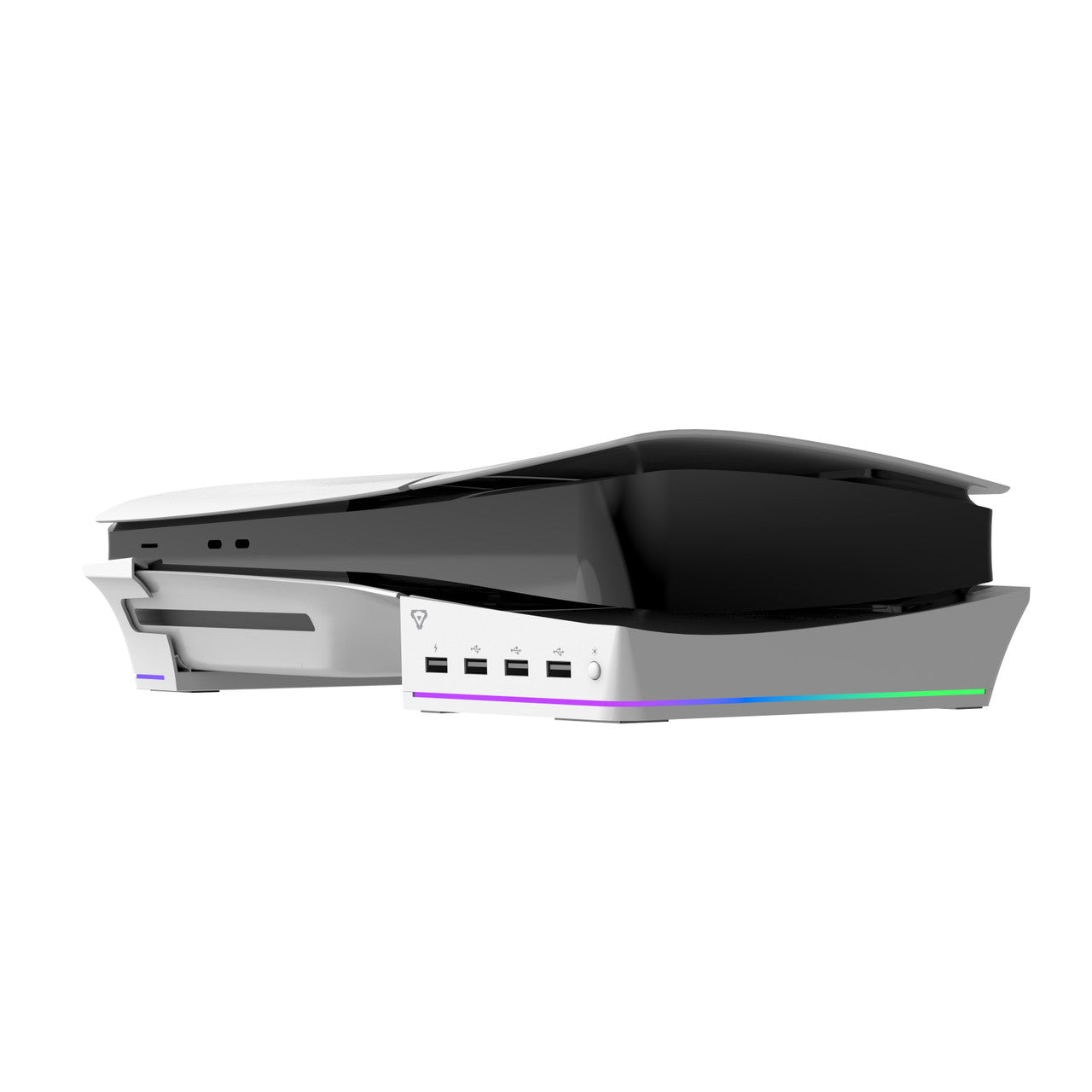 Laser Gaming PS5 Slim RGB Horizontal Stand with 4 USB Ports V1031-CG-P5SHSW-887