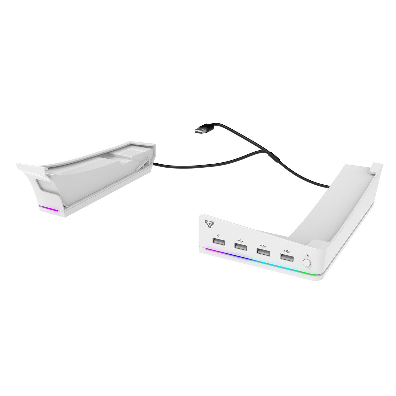 Laser Gaming PS5 Slim RGB Horizontal Stand with 4 USB Ports V1031-CG-P5SHSW-887