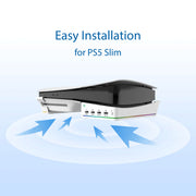 Laser Gaming PS5 Slim RGB Horizontal Stand with 4 USB Ports V1031-CG-P5SHSW-887