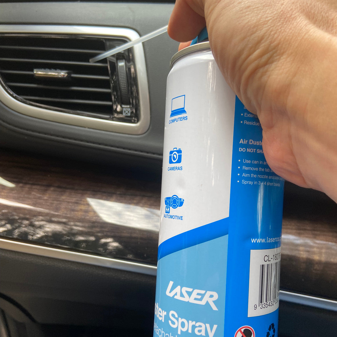 Laser 400ml Air Duster Spray - Computer & Electronics Cleaner V1031-CL-1827F
