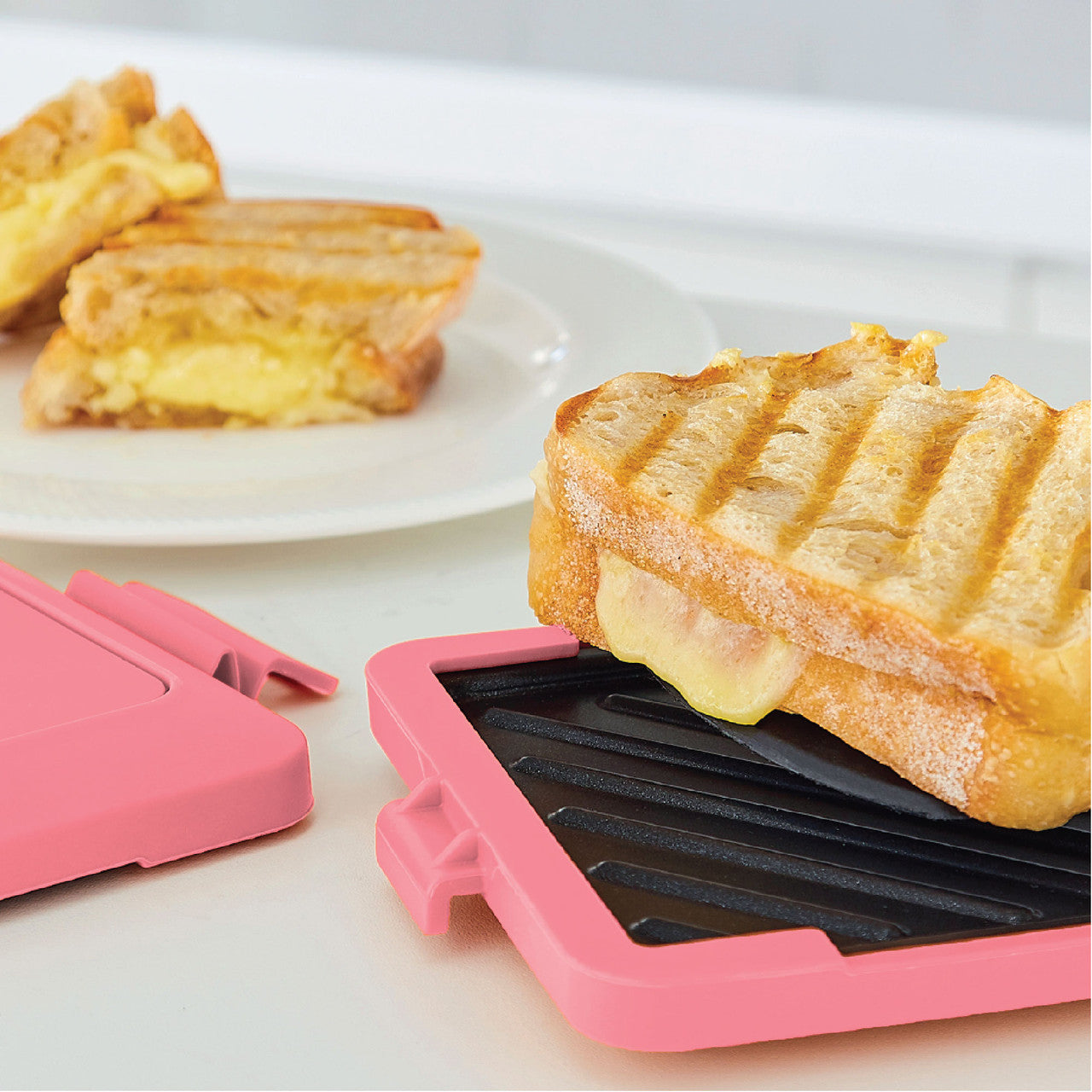 Laser Microwave Toastie Maker Flamingo Pink V1031-CO-MICFL-515