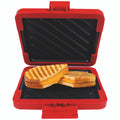 Laser Microwave Toastie Maker with Heatwave Tech Red V1031-CO-MICSM-132