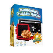 Laser Microwave Toastie Maker with Heatwave Tech Red V1031-CO-MICSM-132