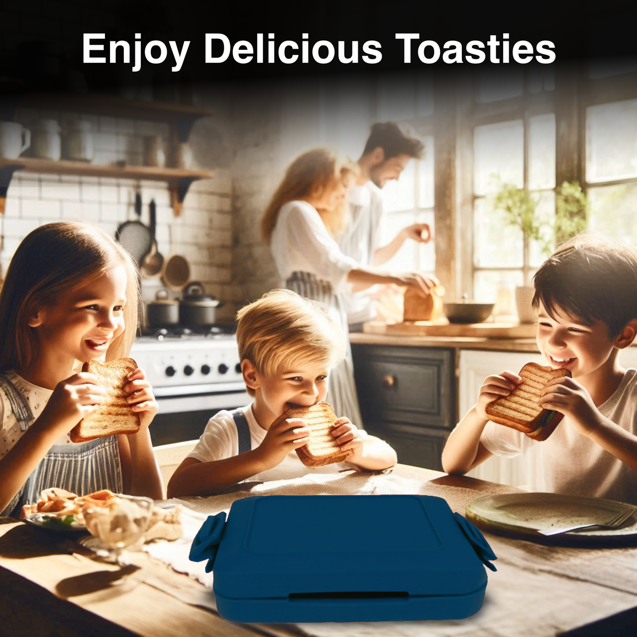 Laser Heatwave Tech Microwave Toastie Maker Blue V1031-CO-MICSNA-620