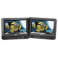 Laser 9 Inch Dual Screen DVD Player Black V1031-DVD-PT9-DUALD
