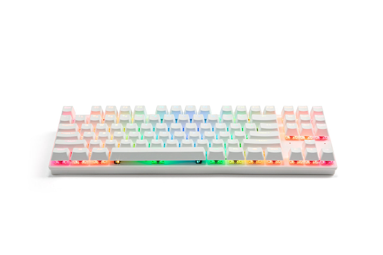 G-TEK Cyborg 87-Key Wired Bluetooth Keyboard White V1031-GA-CBKB87TRIW