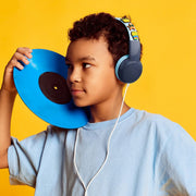 Laser Kids Wired Headphones with Charms Blue V1031-HP-KW26BL-001