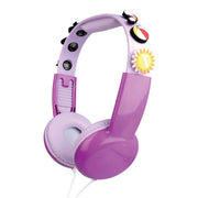 Laser Kids Wired Headphones with Charms Pink V1031-HP-KW26PK-018