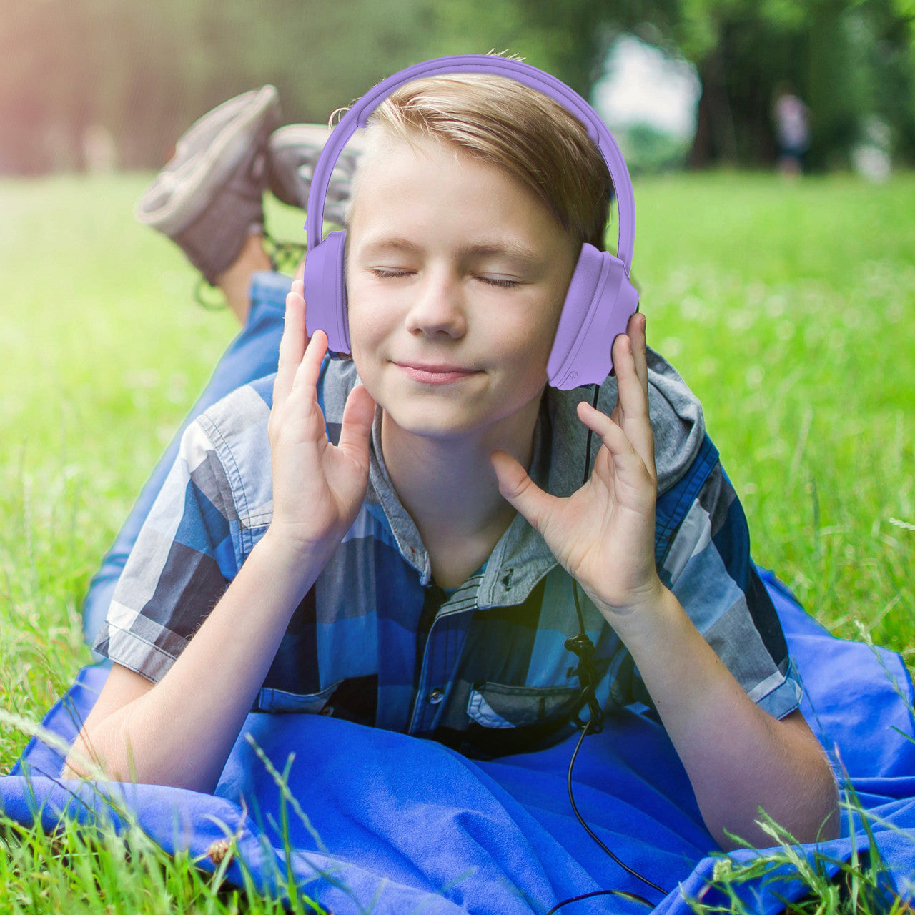 Laser Volume Limited ANC Kids Headphones Lilac V1031-HPS-KANCL-071