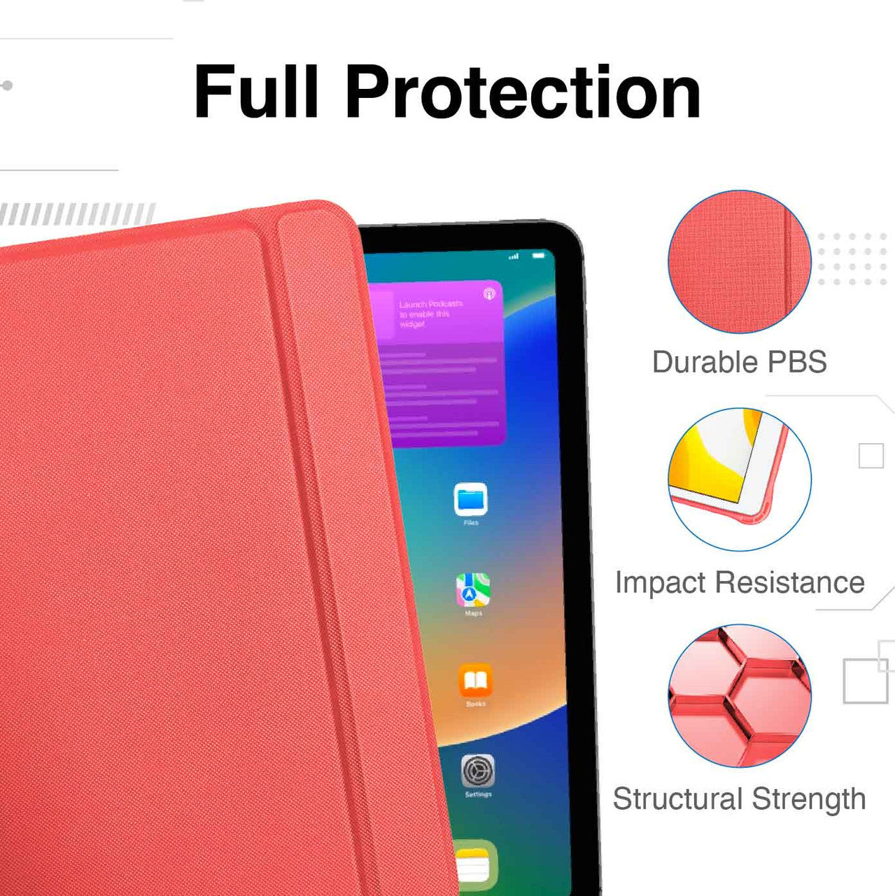 Laser iPad 10.9-inch Wireless Keyboard Case Watermelon V1031-KB-IPAD109M37