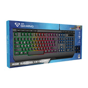 Laser RGB Gaming Keyboard with Anti-Ghosting Keys V1031-KB-MBK701-BK