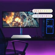 Laser White Gaming RGB Keyboard Full Size with Multimedia Keys V1031-KB-MBK701-WH05