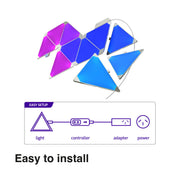 Laser Smart DIY Triangle Light WiFi RGB 10-Pack V1031-LSH-10TRI-037