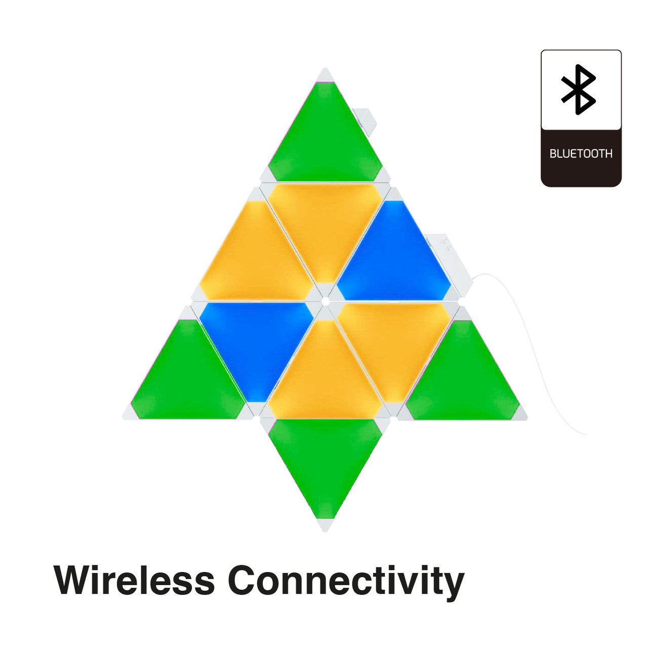 Laser Smart DIY Triangle Light WiFi RGB 10-Pack V1031-LSH-10TRI-037