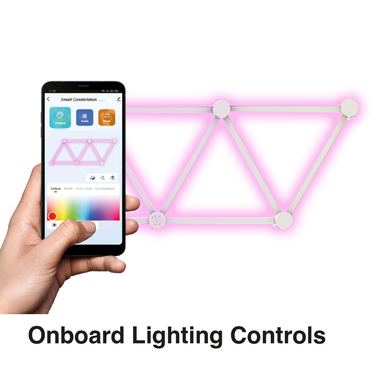 Laser Smart AmbiColour Light Bars RGB WiFi V1031-LSH-9BAR-020