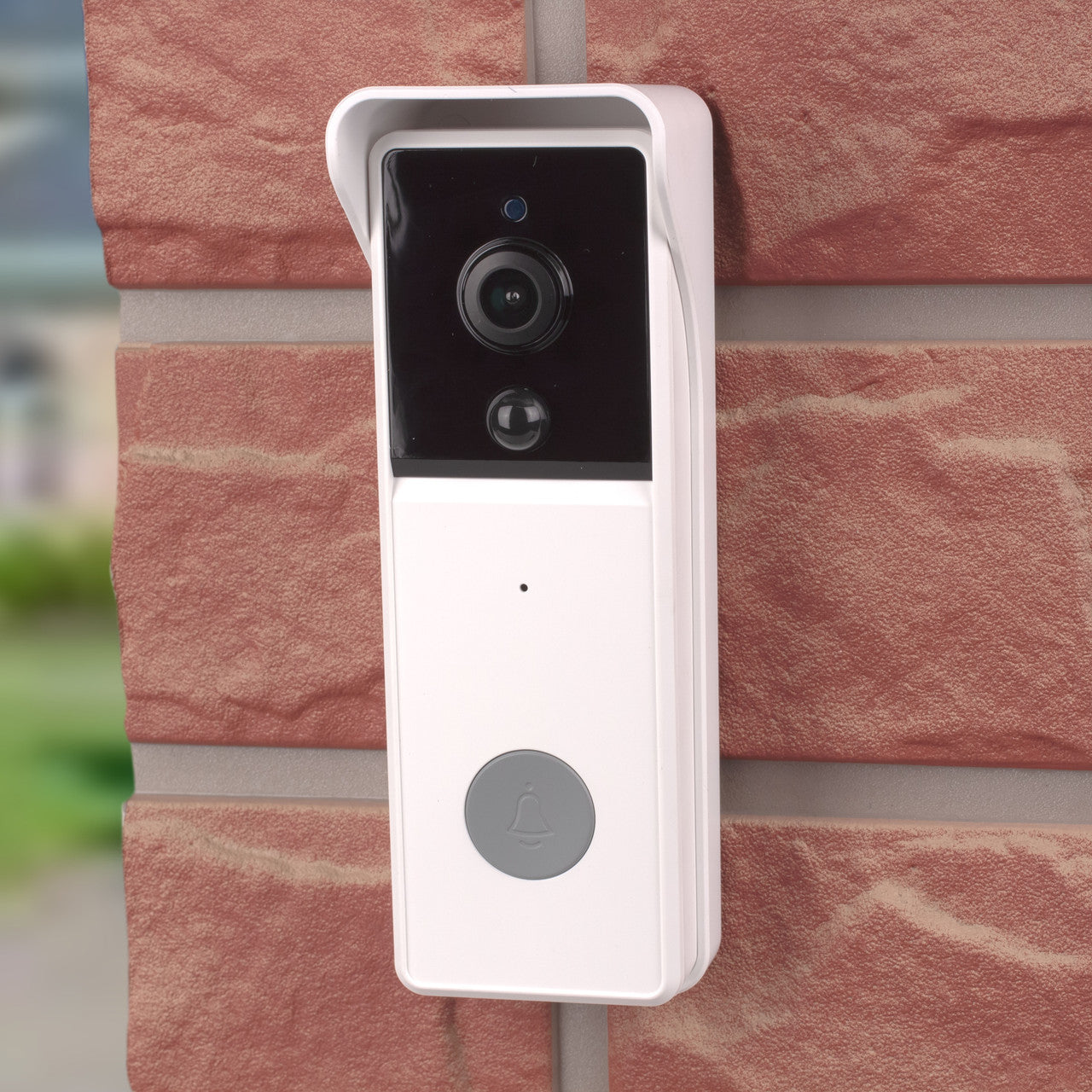 Laser Smart Full HD Video Doorbell White with Chime V1031-LSH-CAMDBWC