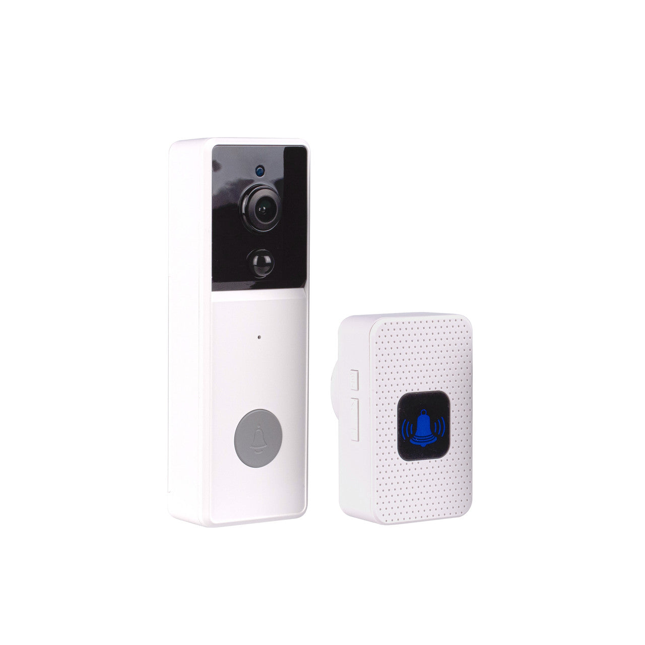 Laser Smart Full HD Video Doorbell White with Chime V1031-LSH-CAMDBWC