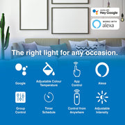 Laser 5W Smart White Bulb E14 - App & Voice Controlled V1031-LSH-E14WW5W