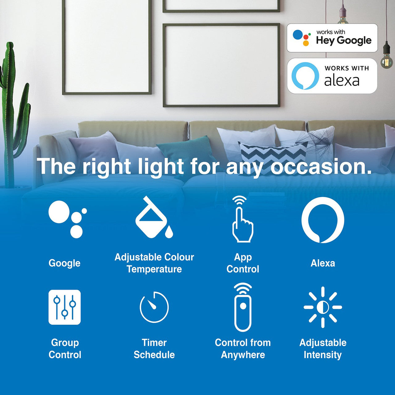 Laser 5W Smart White Bulb E14 - App & Voice Controlled V1031-LSH-E14WW5W