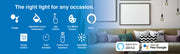 Laser 10W Smart RGB Bulb E27 - App & Voice Control V1031-LSH-E27RGB10W