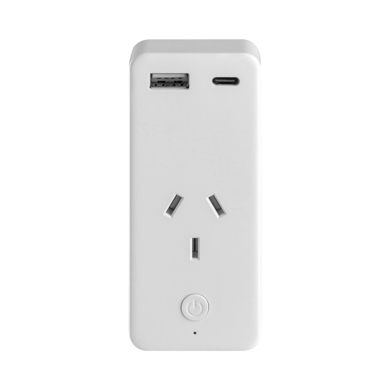 Laser Smart Wi-Fi Plug with Dual USB and Power Monitoring V1031-LSH-PLGPM-AC1