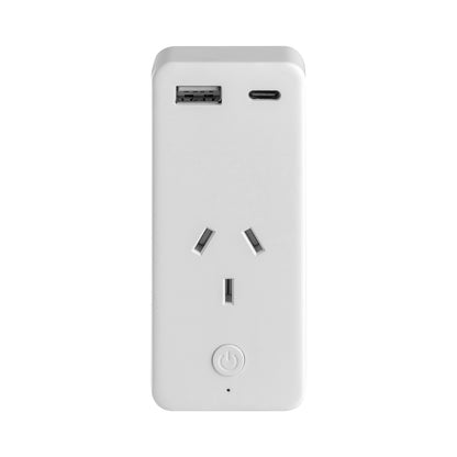 Laser Smart Wi-Fi Plug with Dual USB and Power Monitoring V1031-LSH-PLGPM-AC1