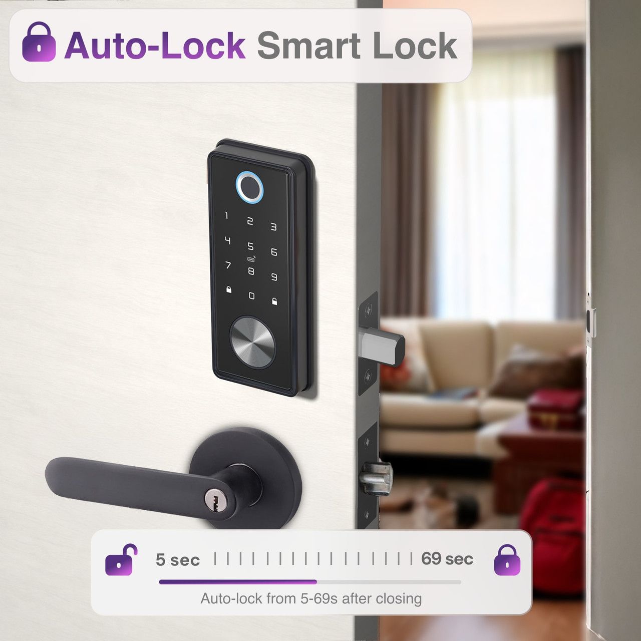 Laser Smart Home Smart Deadbolt Keyless Entry