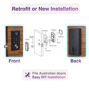 Laser Smart Home Smart Deadbolt Keyless Entry