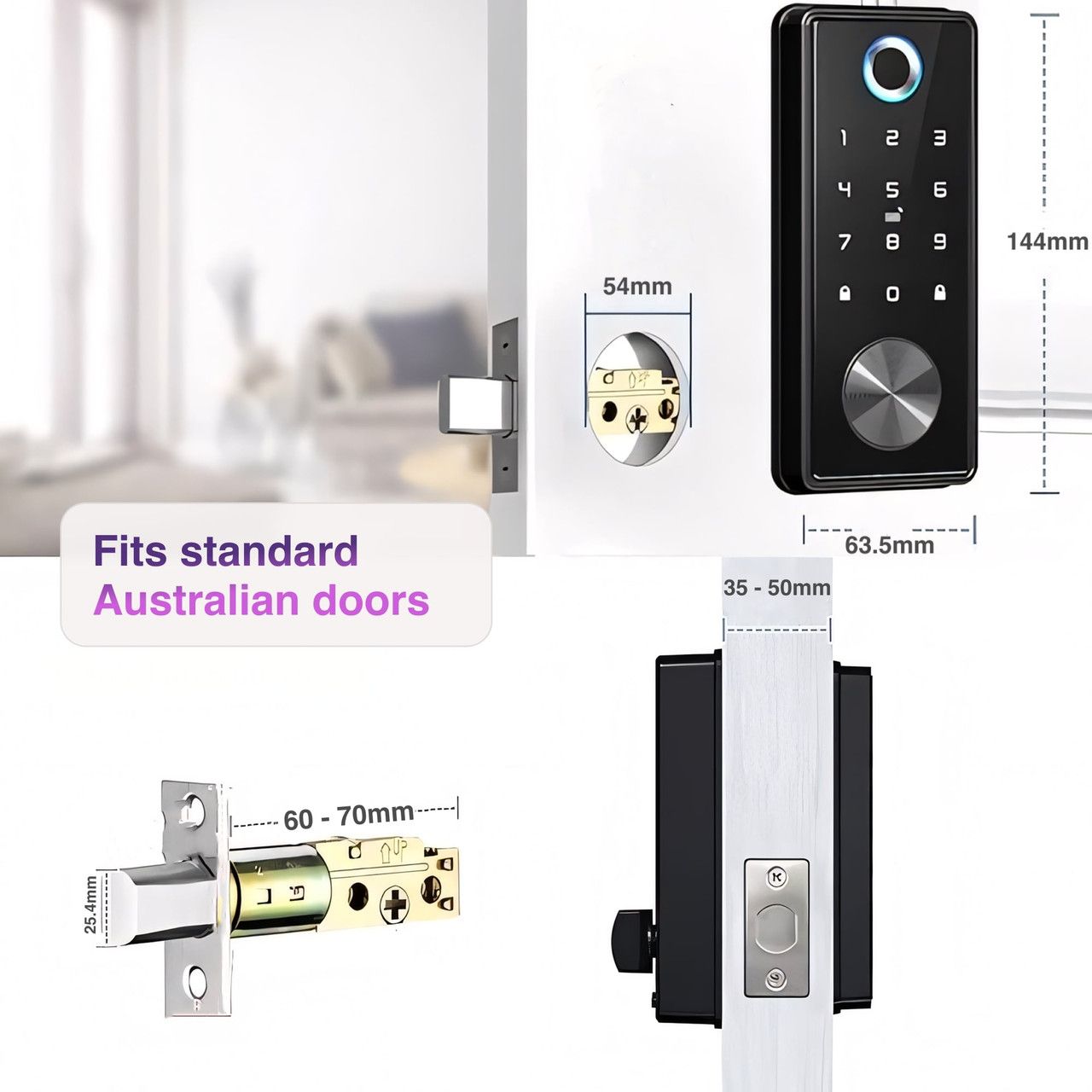 Laser Smart Home Smart Deadbolt Keyless Entry