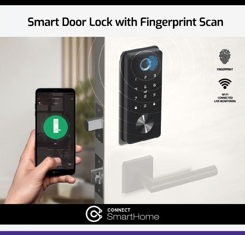 Laser Smart Home Smart Deadbolt Keyless Entry