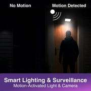 Laser Outdoor Wall Light Camera Twin Pack V1031-LSH-WLCAMT960