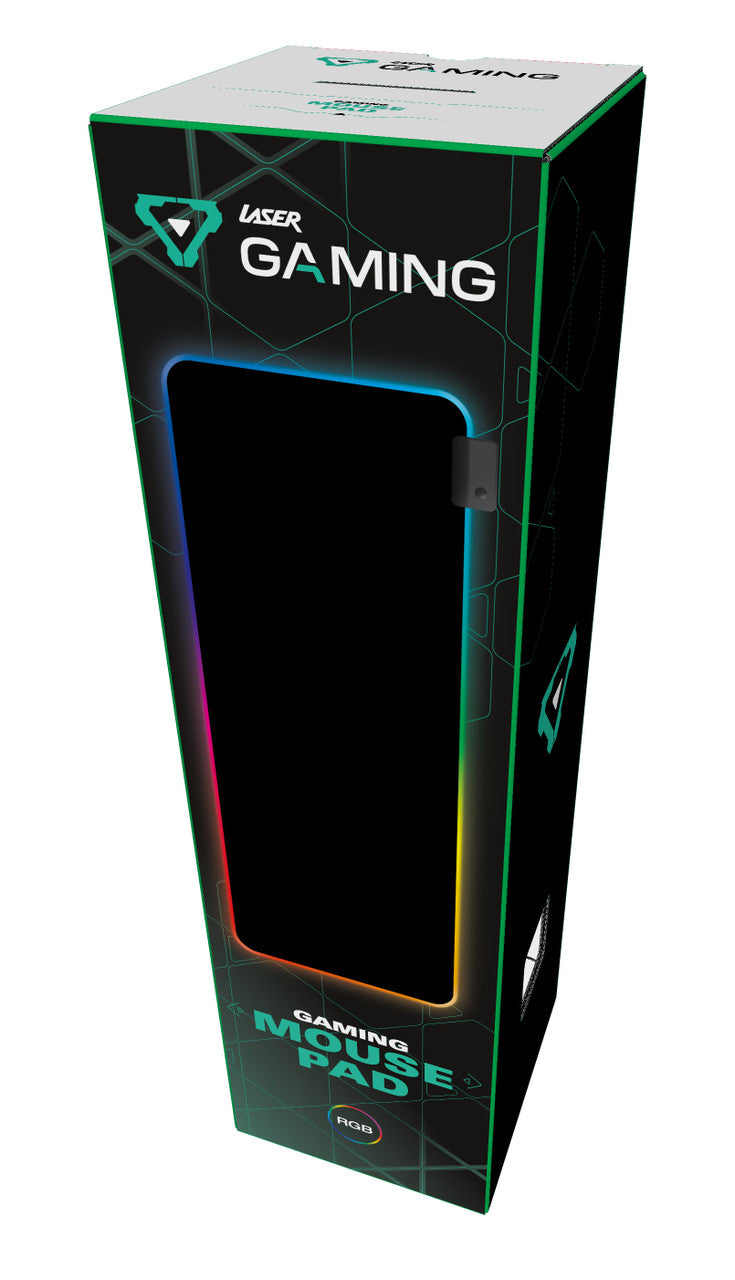 Laser RGB LED Gaming Mouse Pad Extra Large V1031-MPX-MSEPDXL-L