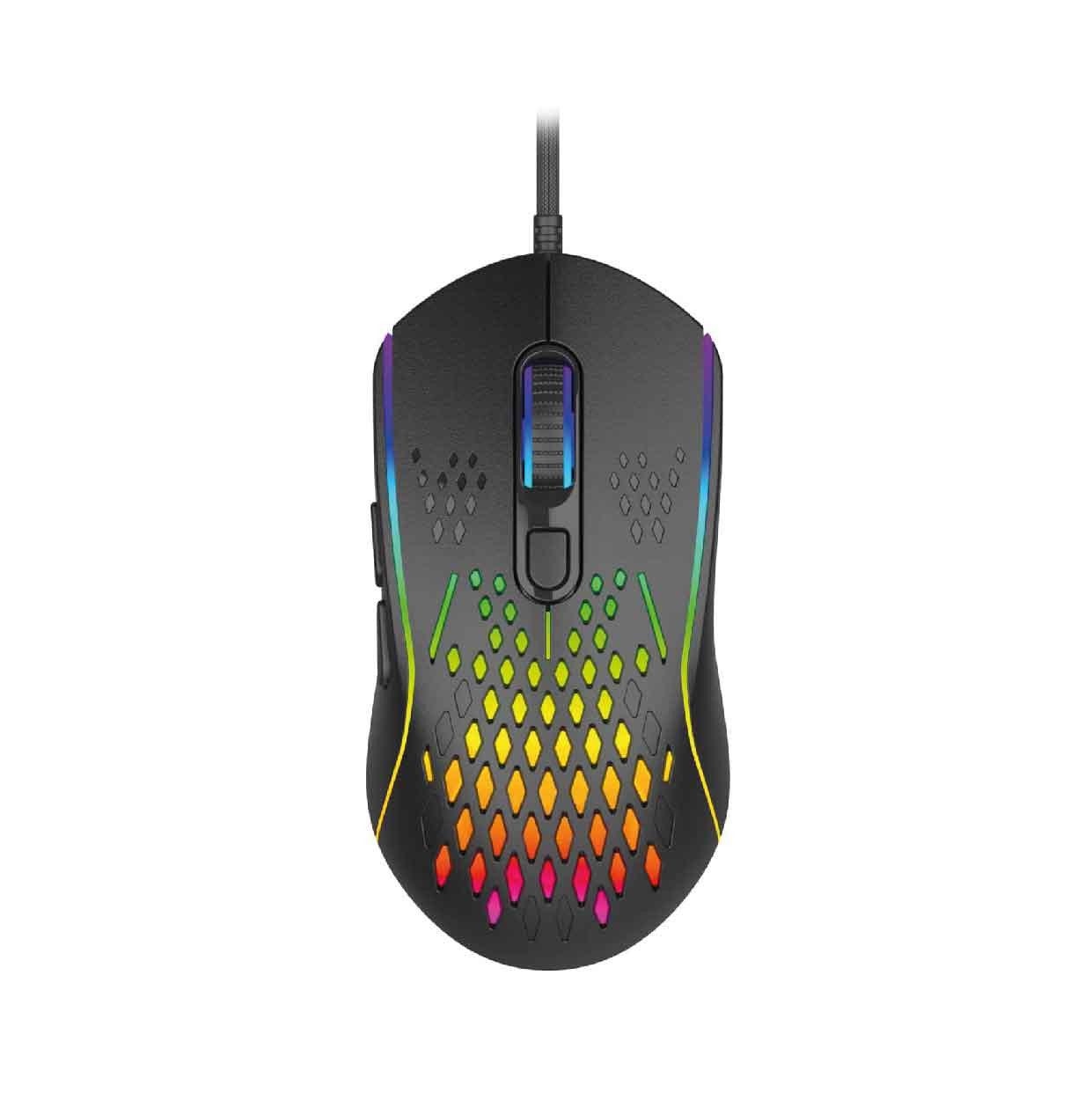 Laser RGB Lightweight Gaming Mouse - Black V1031-MSE-M1210-BK