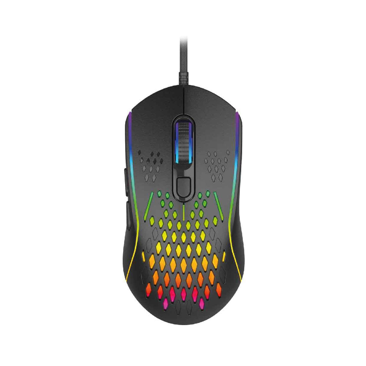 Laser RGB Lightweight Gaming Mouse - Black V1031-MSE-M1210-BK