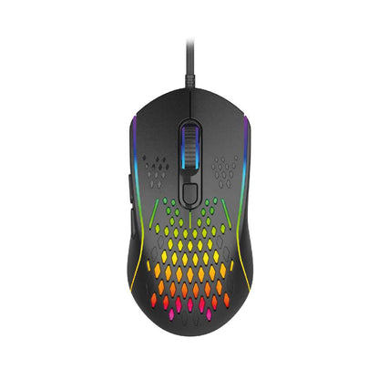 Laser RGB Lightweight Gaming Mouse - Black V1031-MSE-M1210-BK