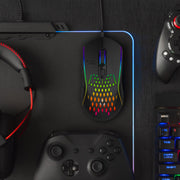Laser RGB Lightweight Gaming Mouse - Black V1031-MSE-M1210-BK