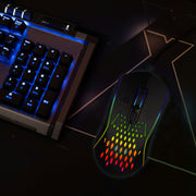 Laser RGB Lightweight Gaming Mouse - Black V1031-MSE-M1210-BK